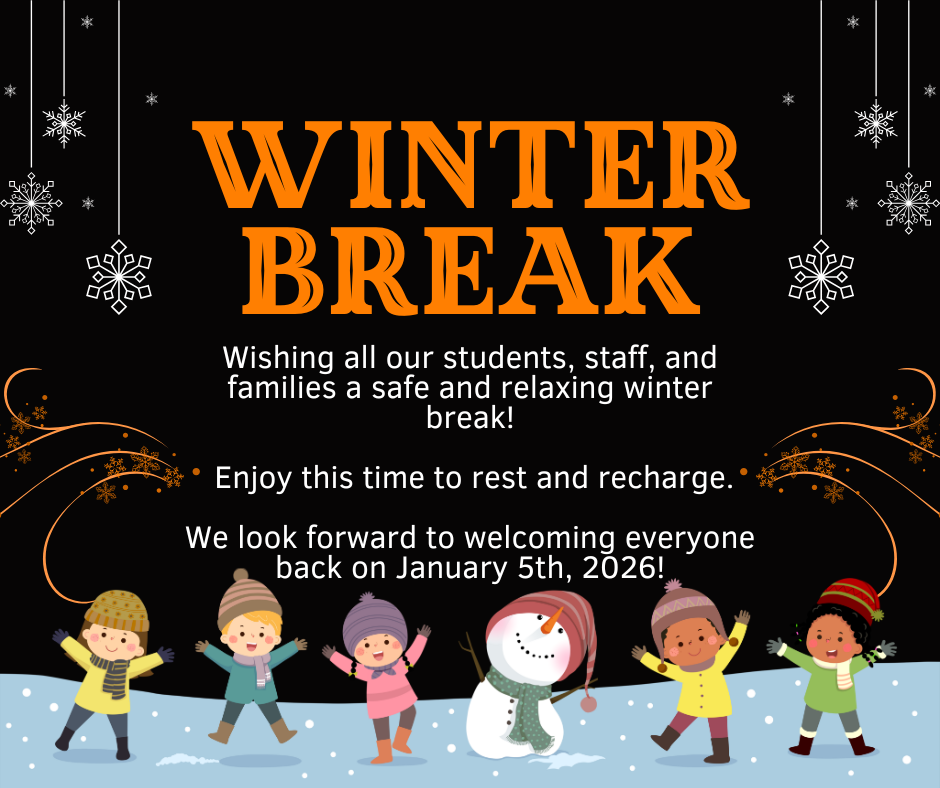 ✨❄️ Wishing everyone a safe and joyful winter break! ❄️✨ We hope you enjoy this time to rest, recharge, and celebrate with loved ones. We can’t wait to welcome all of our amazing staff and students back to the district on January 5th, 2026! Stay warm, stay safe, and enjoy the break! ⛄ #onetribe