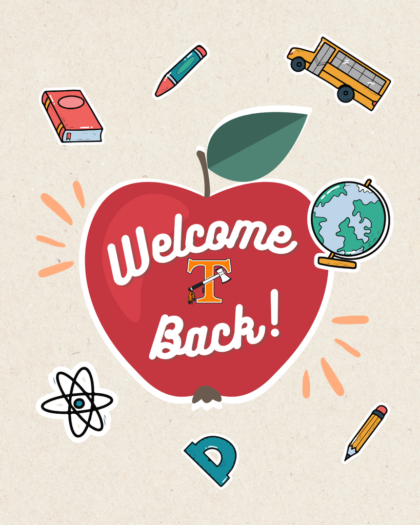 🍎It's good to see you again. Let's have a great school year!✏️ #tecumsehpublicschools #firstdayofschool2025 #onetribe