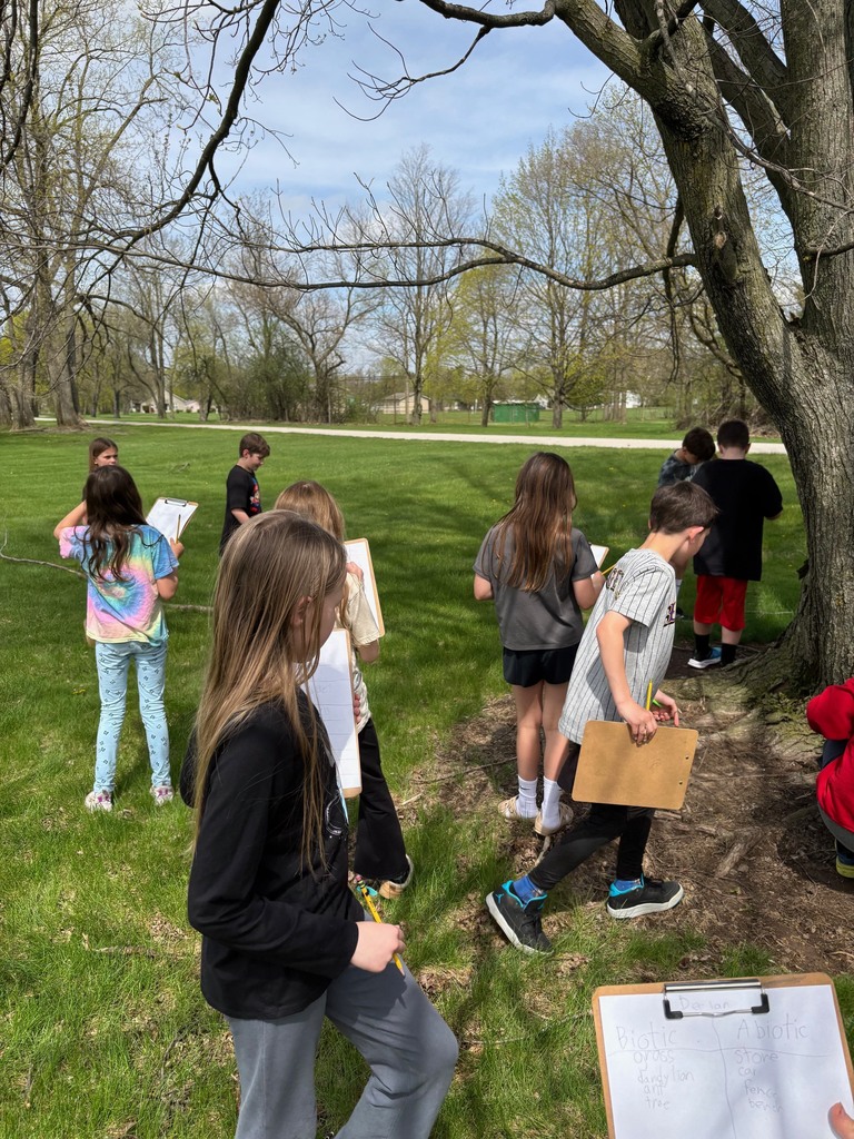On Friday, Ms. Starks' class became scientists and ventured outside to explore the world around us! 🔎🌿  Students searched for biotic (living) things, like plants, insects, and animals, as well as abiotic (non-living) things, such as rocks, soil, water, and sunlight.  What a wonderful day of hands-on learning, observation, and discovery. Enjoy these special moments from our young scientists in action!