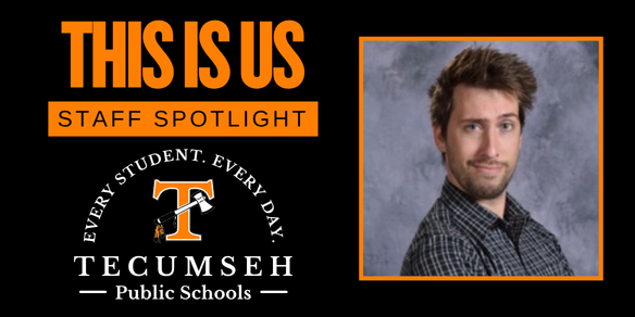 🎶 This Is Us: Staff Spotlight 🎶 Meet Simon Suboski, Choir Teacher at Tecumseh Middle and High School!  For Simon, the best part of working at TPS is the people. “My colleagues and my students,” he shares. “My music colleagues have gotten me through sickness and insanity with their constant support. The students have helped develop such a supportive and caring culture in the choir room that it feels like home.”  Simon wants others to know just how much heart and effort goes into building a thriving choir program. Beyond the classroom, he works hard to create a sense of belonging by organizing a concert or social event every month. “It’s not just another class they go to,” he says. “It takes a lot of thought and a lot of planning to build that community feeling.”  When he’s not inspiring students through music, Simon enjoys playing disc golf and board games, recording audiobooks, and singing at special events like Renaissance fairs and Christmas parties. In the summer, he and his wife love writing together and creating companion stories.  Thank you, Simon, for bringing music, community, and heart to TPS! 🎵 #ThisIsUs #StaffSpotlight #onetribe