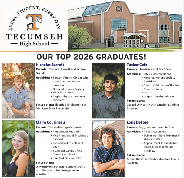 🎓 Celebrating Our Top 2026 Graduates! 🎓  We are proud to recognize nine outstanding students as our Top Graduates of the Class of 2026! Their dedication to academic excellence, leadership, athletics, and extracurricular involvement has truly set them apart.  These remarkable students have excelled both inside and outside the classroom, earning scholarships, leadership positions, athletic honors, and even national recognition for their achievements. Their hard work, determination, and commitment to success are an inspiration to our entire community.  As they take the next step toward higher education and future career exploration, we congratulate them on all they have accomplished and look forward to seeing all they achieve in the years ahead.  Please join us in celebrating these exceptional students and wishing them continued success! 🌟👏   #ClassOf2026 #TopGraduates #FutureLeaders #onetribe