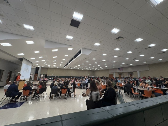 🎉 Welcome back, TPS Tribe! 🎉 The 2026–2027 school year is officially underway, and our staff professional development has begun! Mr. Hilton has wrapped up his opening remarks; the boombox was blaring, the energy was high, and a few swag T-shirts even went flying! 🎶👕🚀 We’re excited to kick off another incredible year together. Let’s go, 2026–2027! 🙌📚 #onetribe