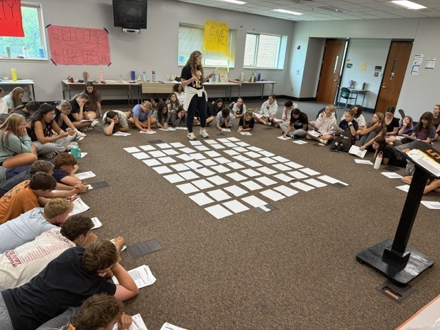 THS Link Crew Leaders Are Ready! Our Link Crew leaders spent Monday and Tuesday training, team building, and preparing for an exciting start to the school year! On Monday, they’ll officially put that training into action as we welcome the Class of 2030 to their very first day of high school! This year marks our 14th year of Link Crew at THS, and we’re proud to continue the tradition of upperclassmen helping our newest students feel welcomed, connected, and ready for high school.