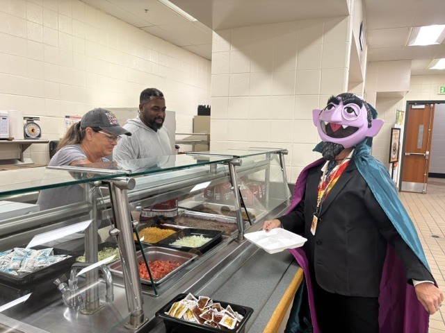 🧛♂️🌮 It’s COUNT DAY! 🌮🧛♂️ Today is an important day for schools across Michigan... it’s Count Day! Student attendance on Count Day helps determine a significant portion of the funding our schools receive, making every student who is here today count! ❤️ And speaking of counting… even The Count couldn’t resist stopping by THS for a walking taco at lunch! One taco… HA HA HA! Two tacos… HA HA HA! Three tacos… HA HA HA! 🌮 When it comes to Count Day, every student counts,and so do the walking tacos! 😂