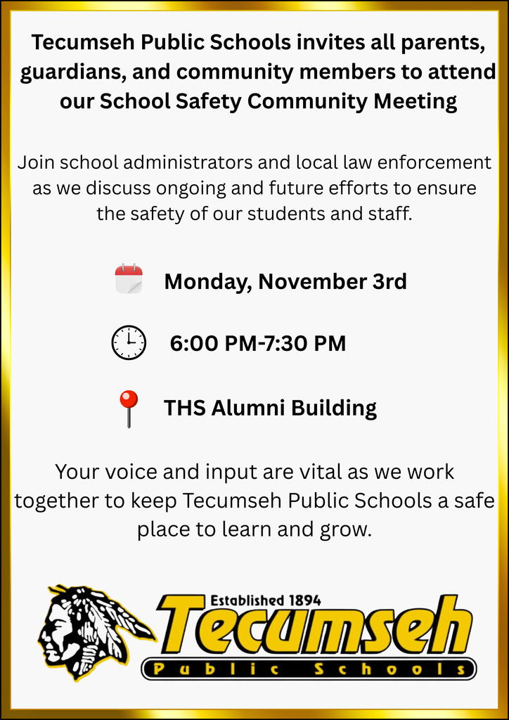School Safety Meeting Invitation