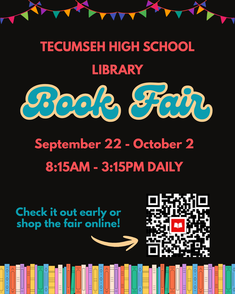 Book Fair at THS Library start 9/22!