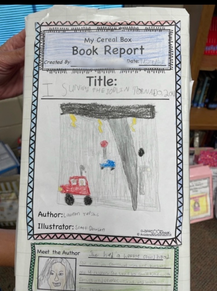Student work samples