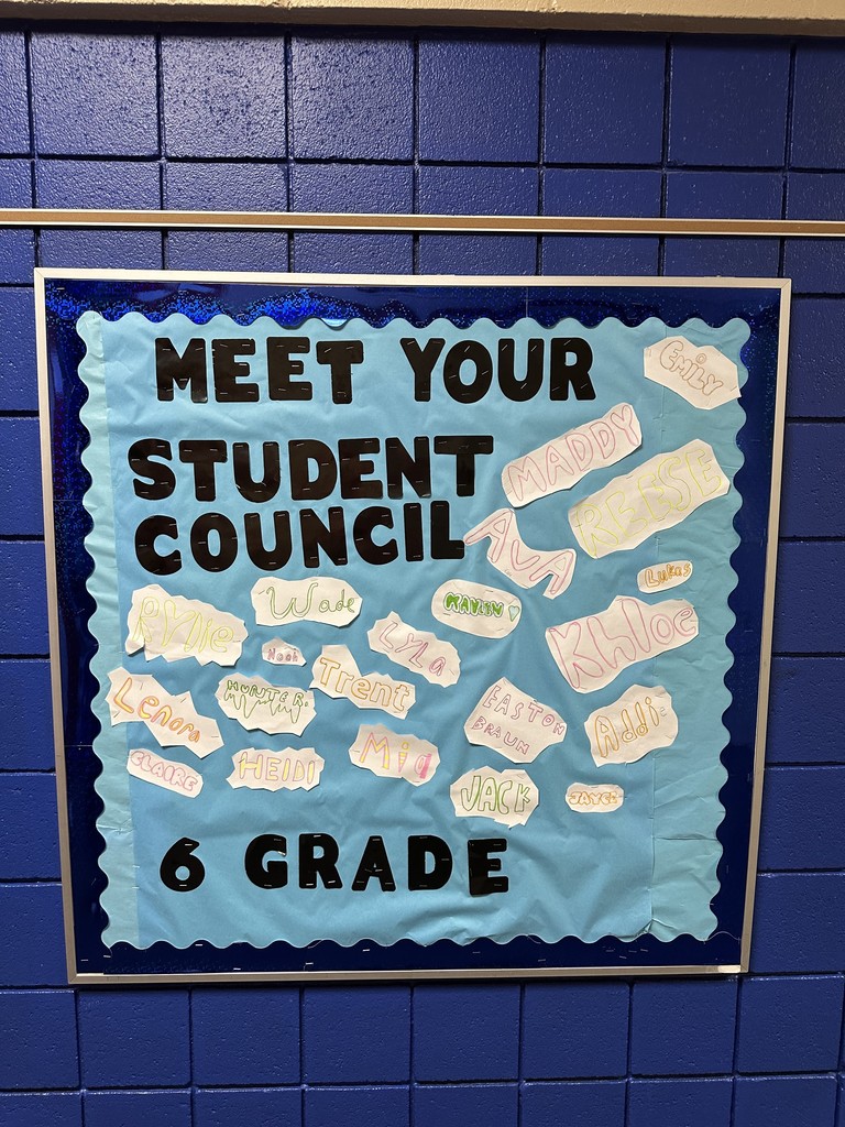 Student C ouncil bulletin board