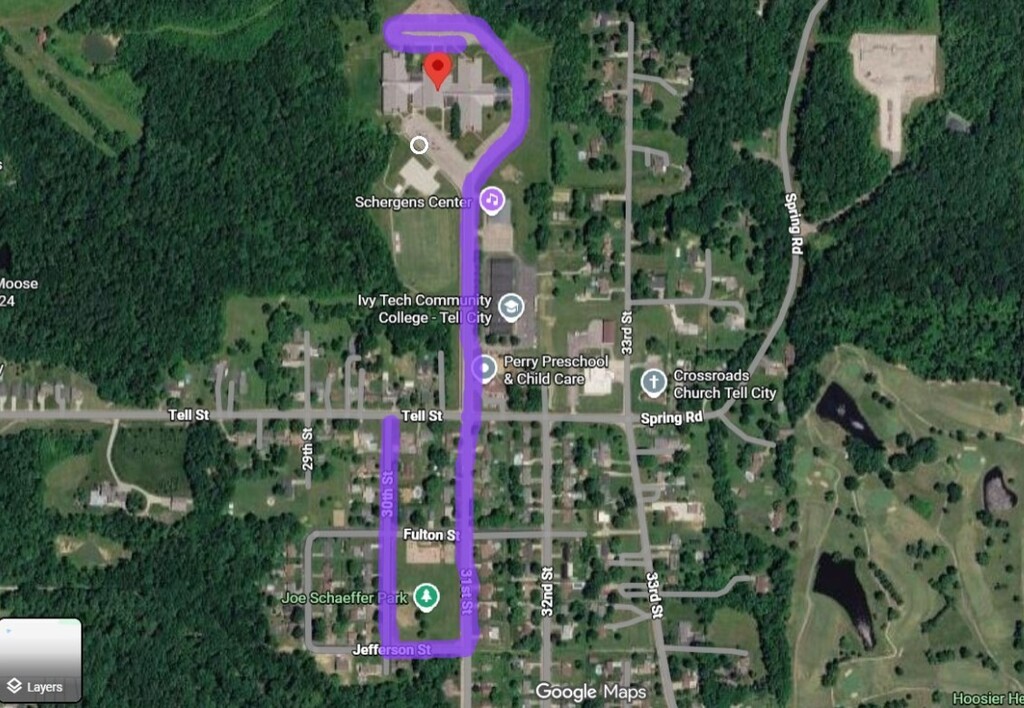 Last Day Route