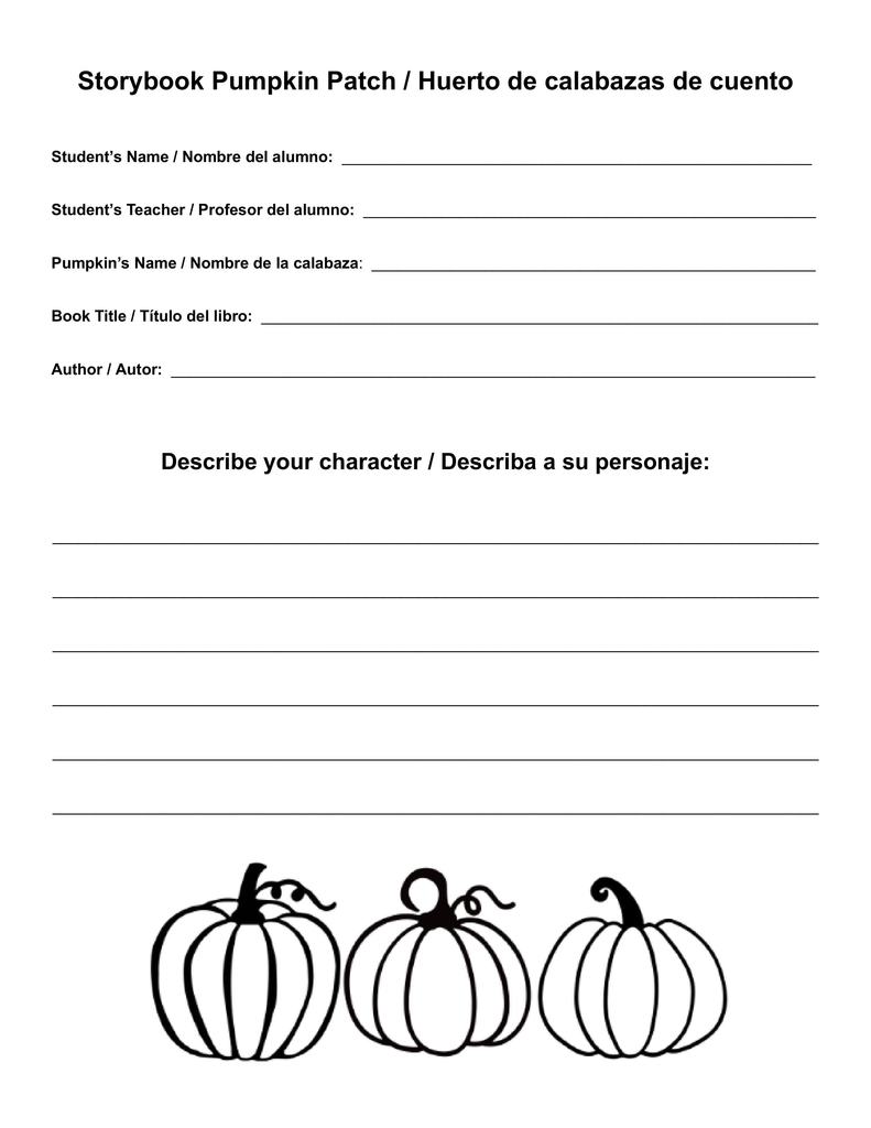 Pumpkin Contest Entry Form