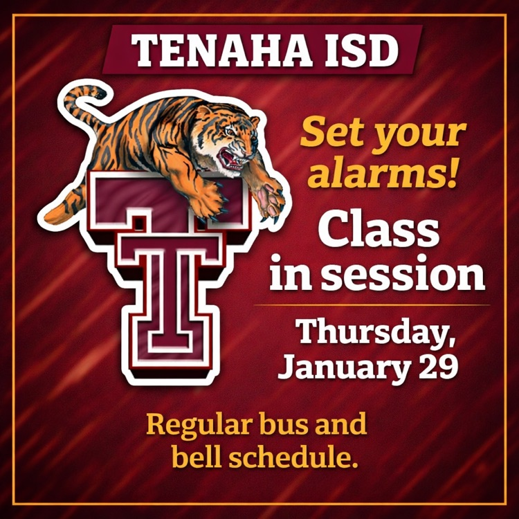 TISD Class in session, Thursday, Jan 29