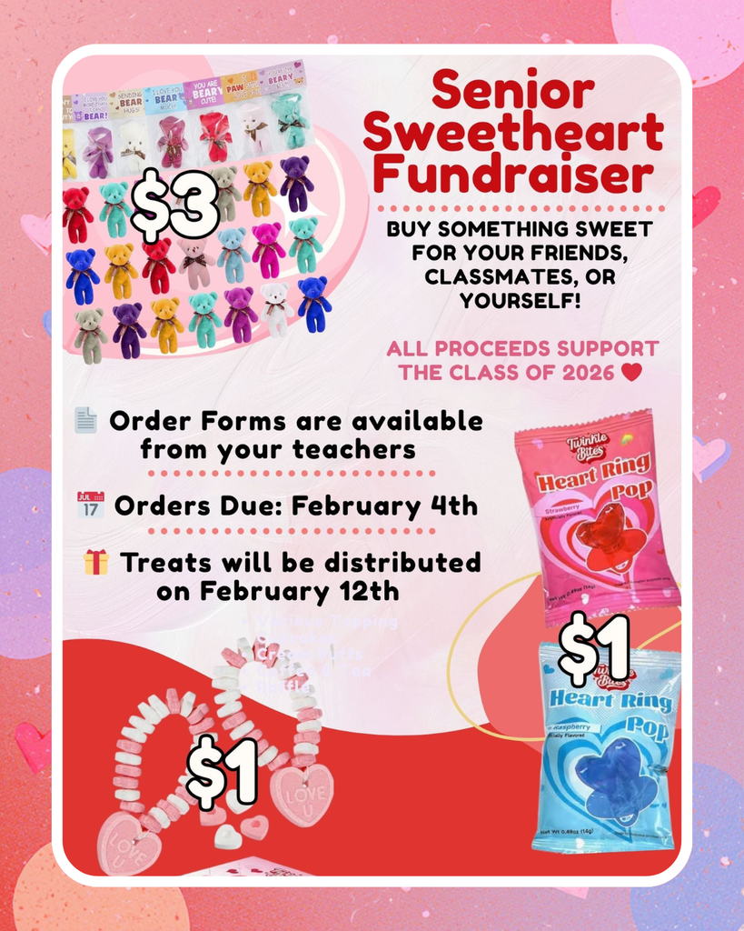 Senior Class Fundraiser - Valentine's Day Treats
