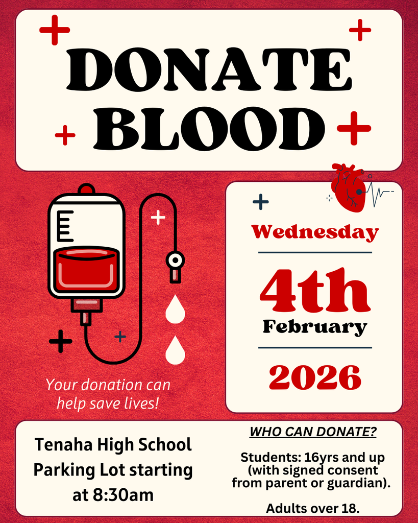 Blood Drive - Wednesday, Feb 4 @ Tenaha High School