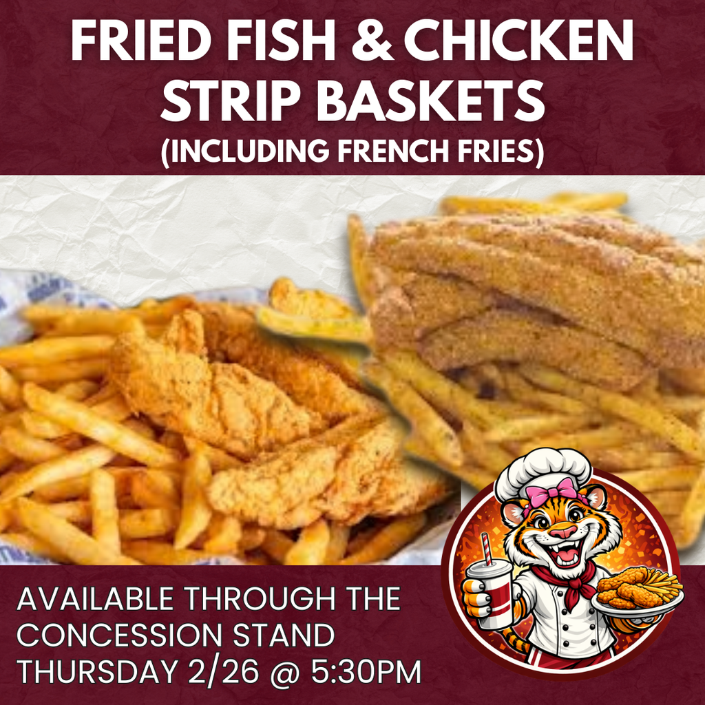 Concession Stand options - Thursday, 2/26