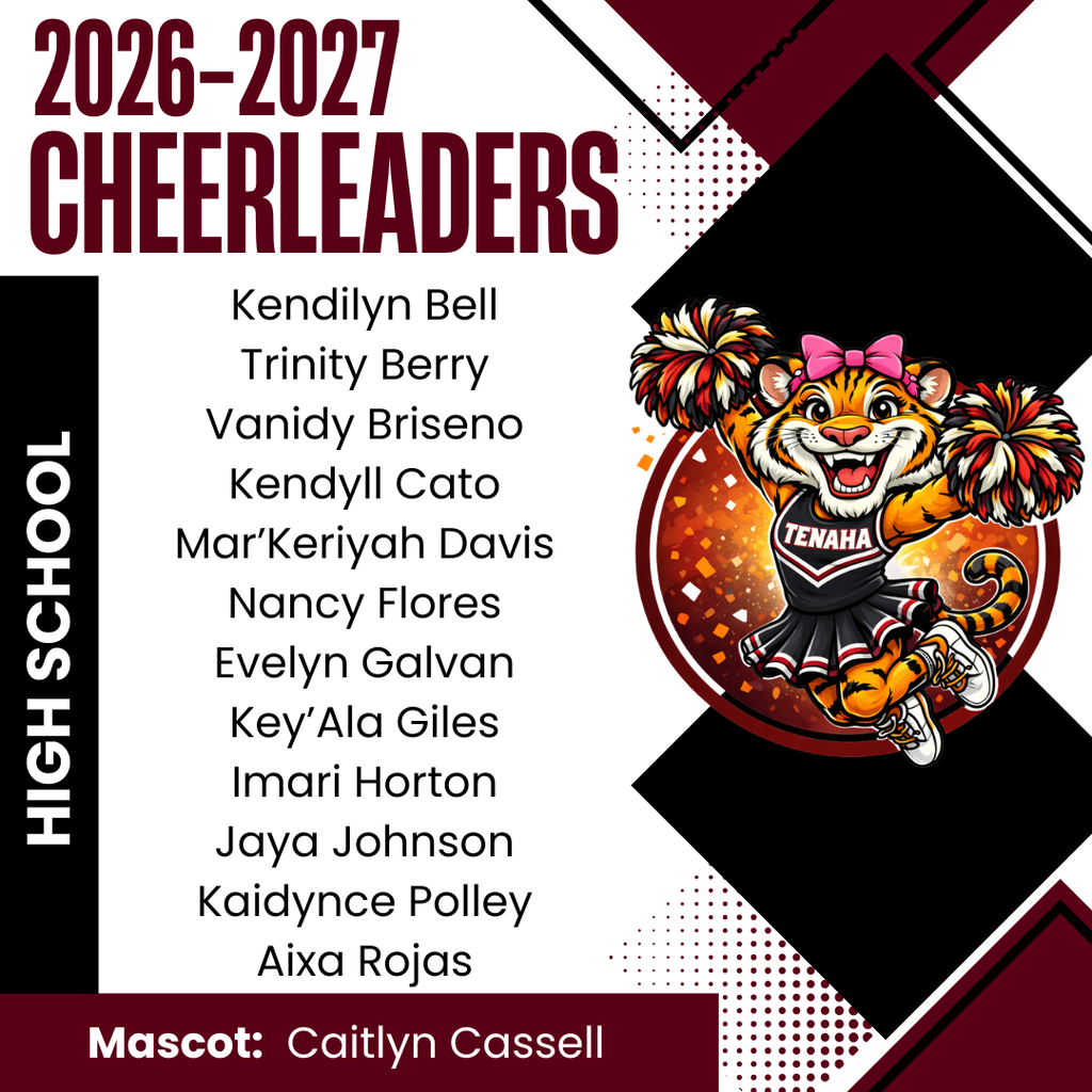 Tenaha High School Cheerleaders 2026-2027