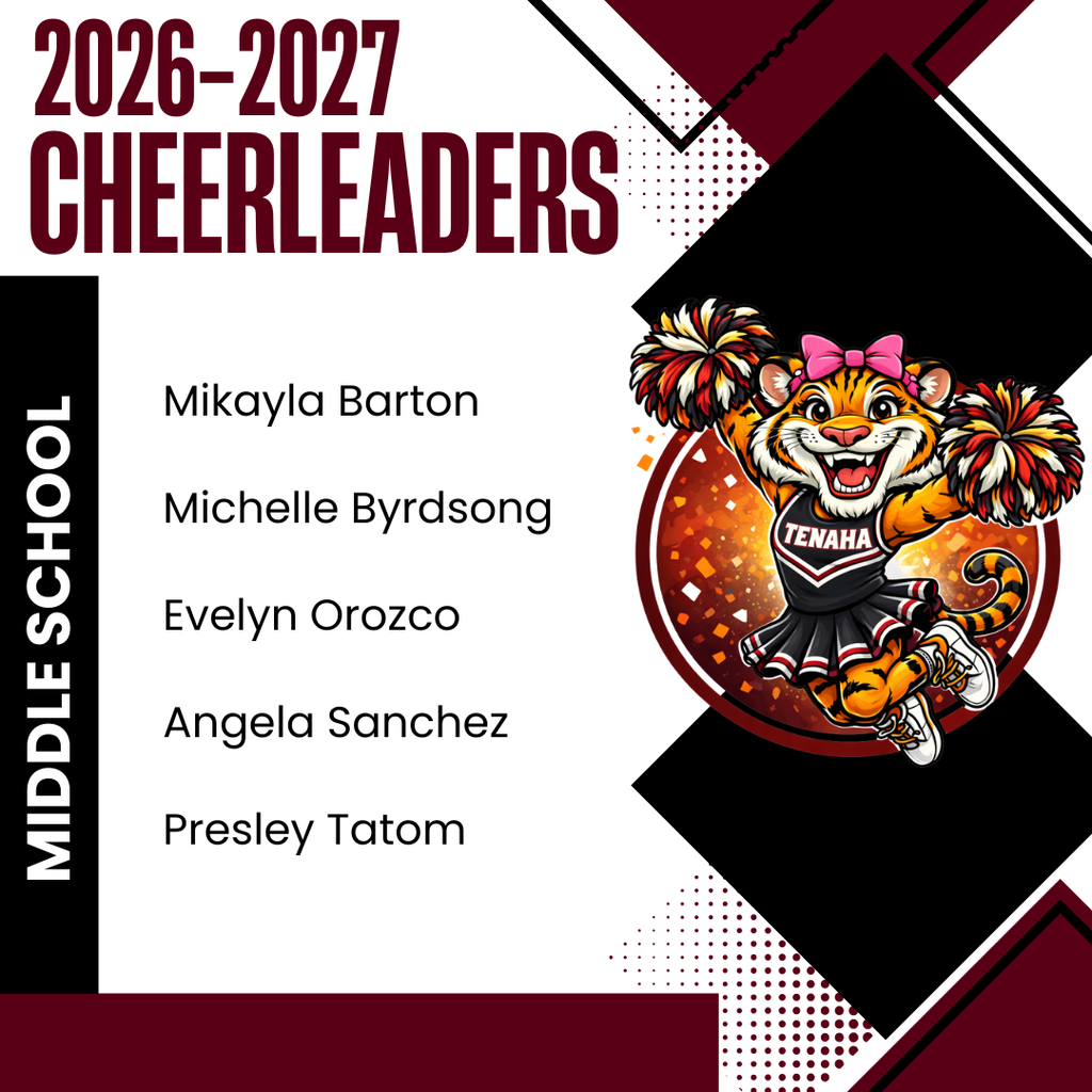 2026-2027 Middle School Cheerleaders