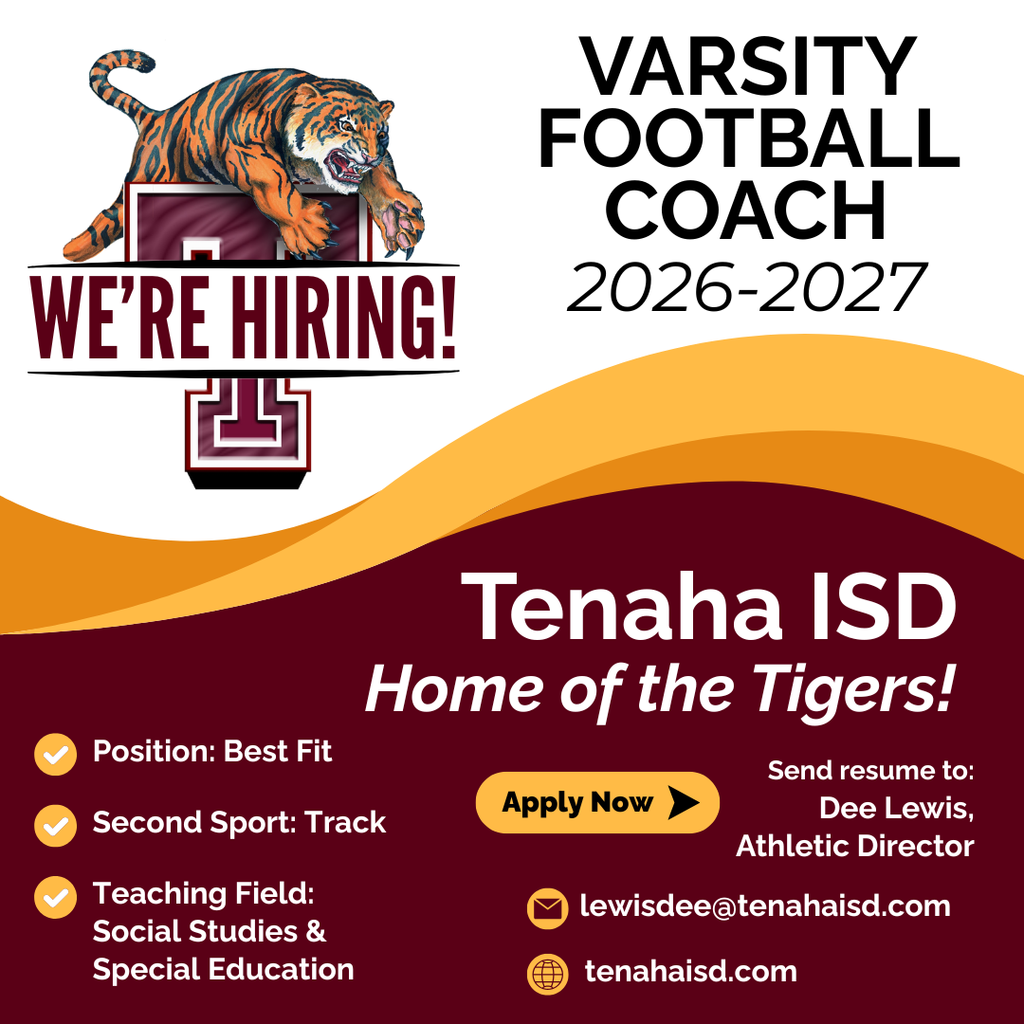 We're hiring: Varsity Football 26-27