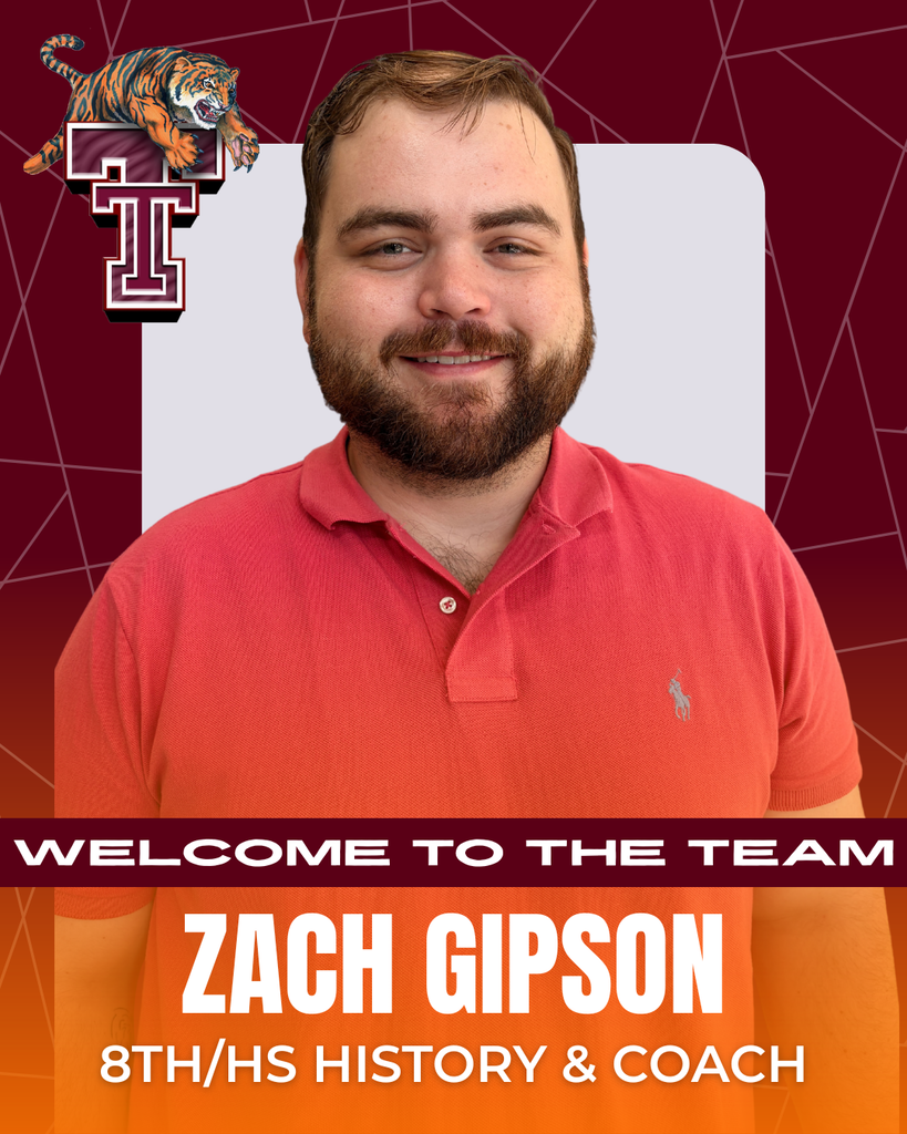 Welcome New Hire - Zach Gipson, 8th/High School & Coach