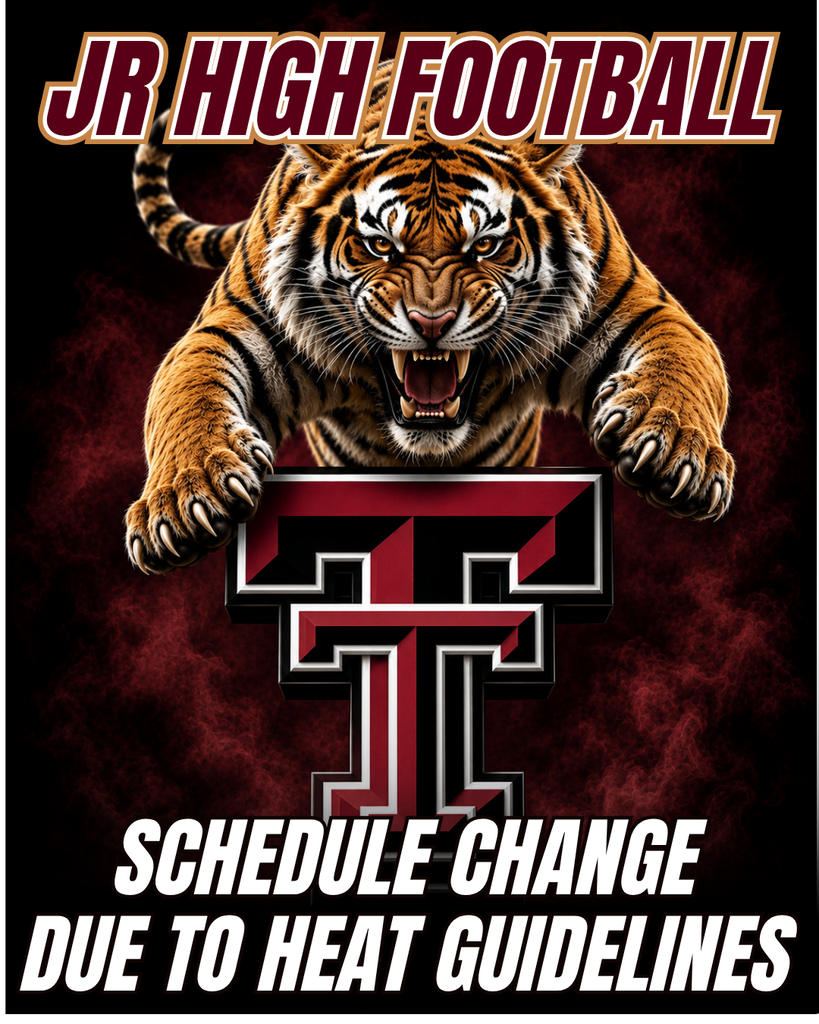 Jr High Football - Schedule Change