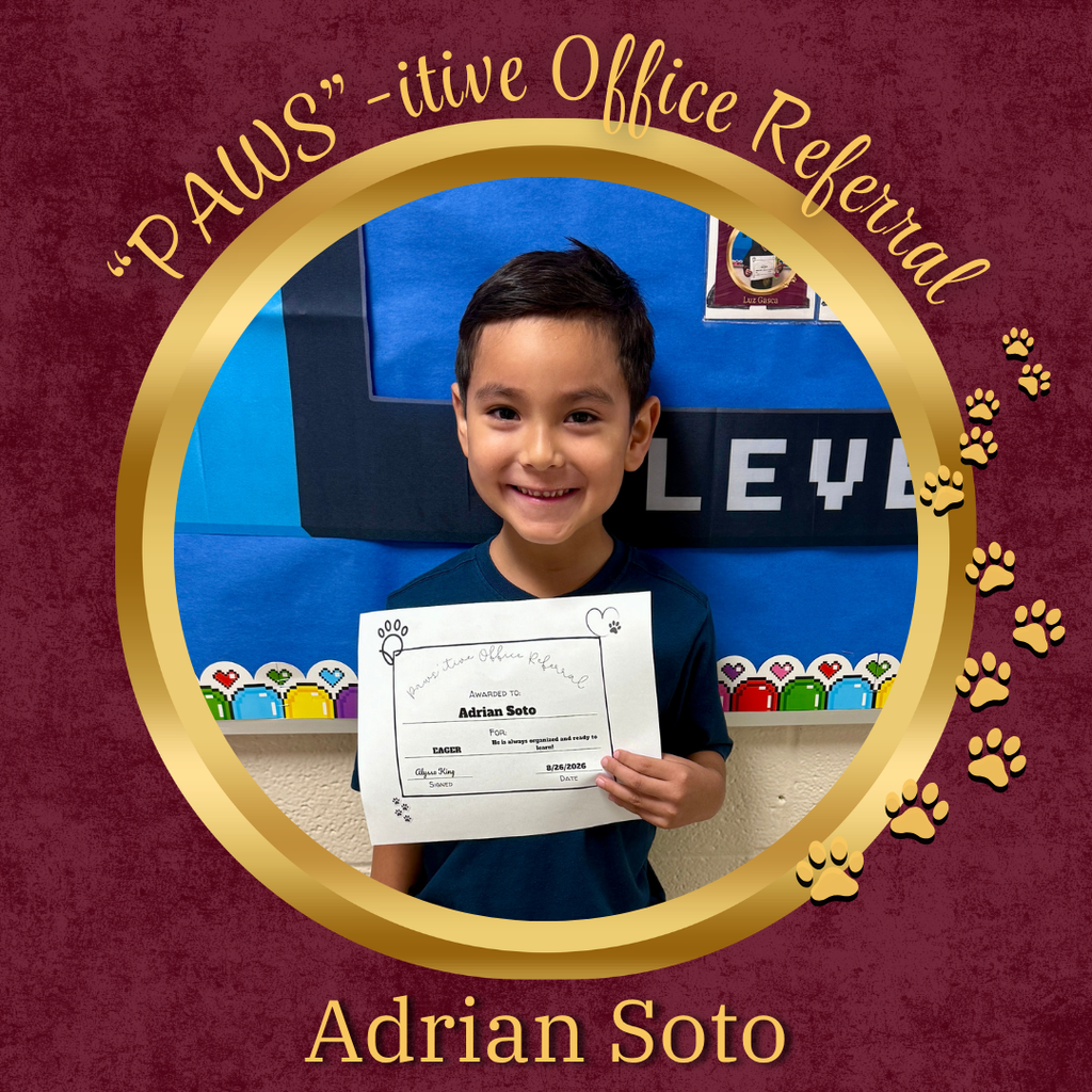 PAWS'itive Office Referral - Adrian Soto