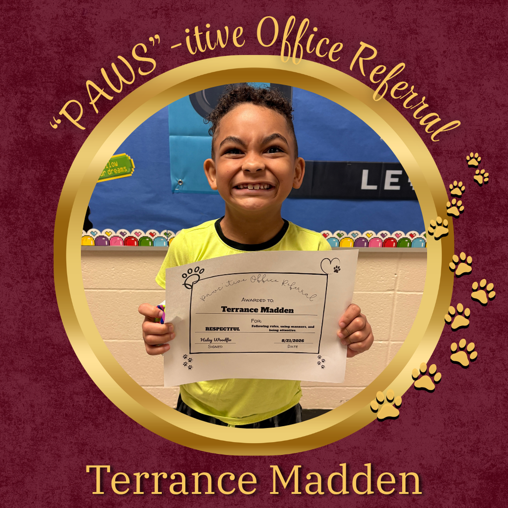 PAWS'itive Office Referral - Terrance Madden