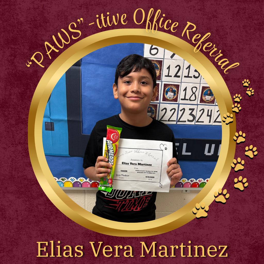 PAWS'itive Office Referral - Elias Vera Martinez