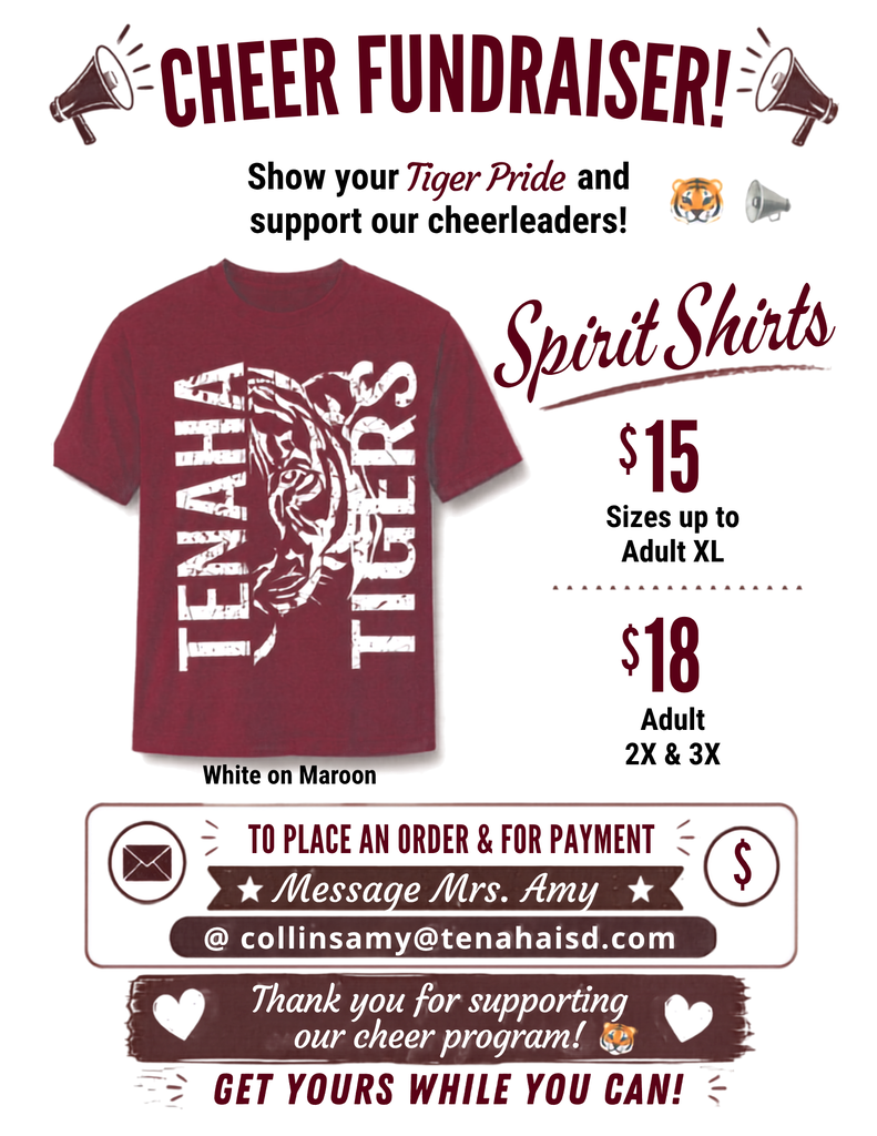 Spirit Shirt Info