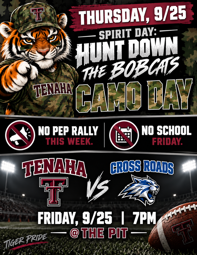 Spirit Day - Thursday, 9/24: CAMO