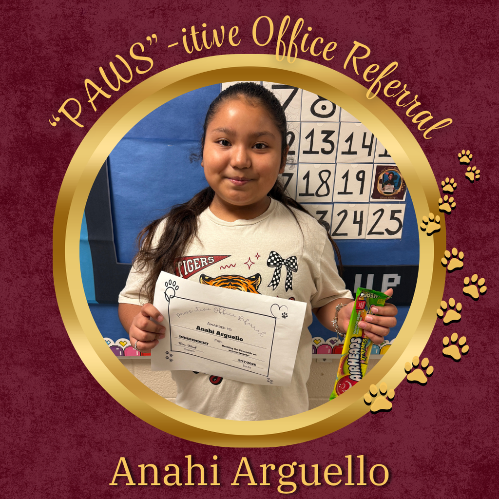 PAWS'itive Office Referral - Anahi Arguello