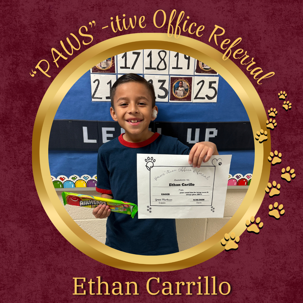 PAWS'itive Office Referral - Ethan Carrillo
