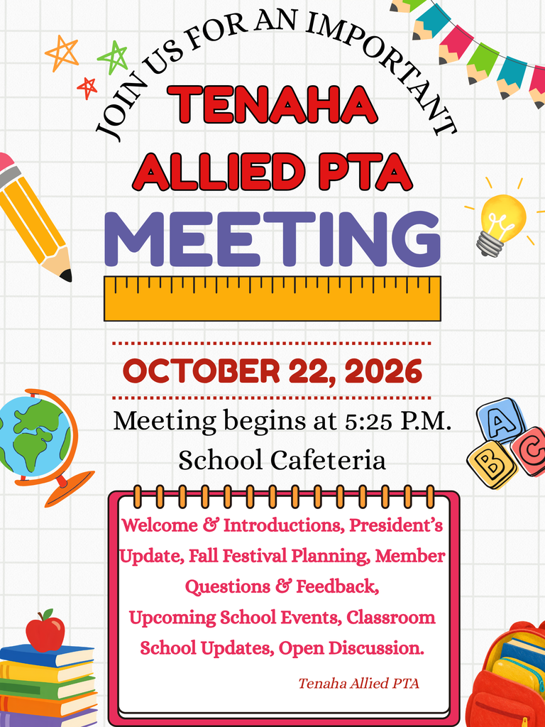 TAPTA Meeting: Thursday, Oct 22 @ 5:25pm