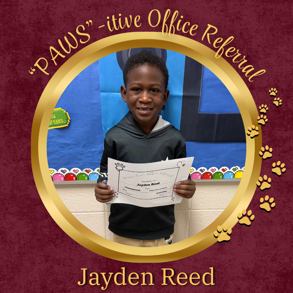 PAWS'itive Office Referral - Jayden Reed
