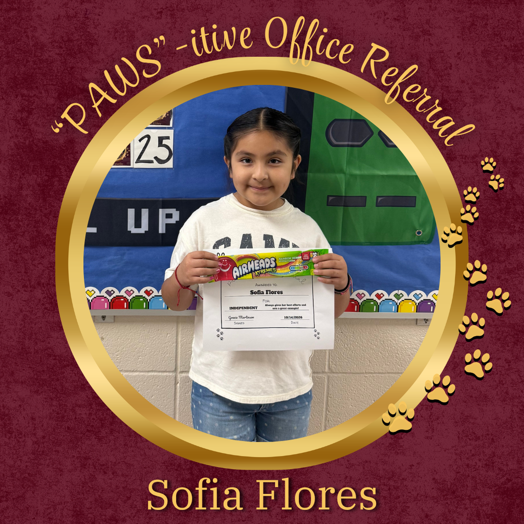 PAWS'itive Office Referral - Sofia Flores