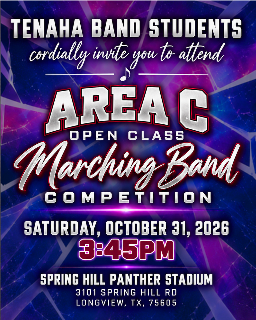 Tenaha Band - Area Contest Invitation