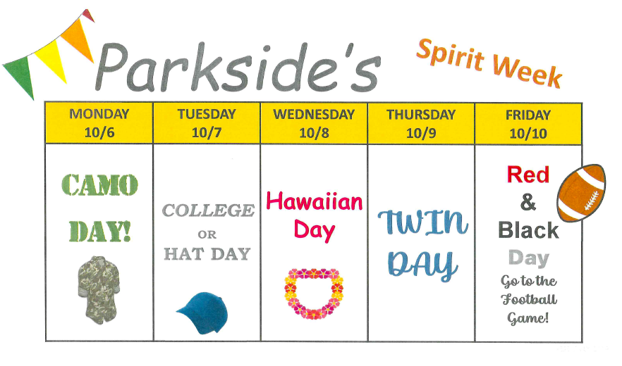 PES Spirit Week with TSD 2025 Homecoming