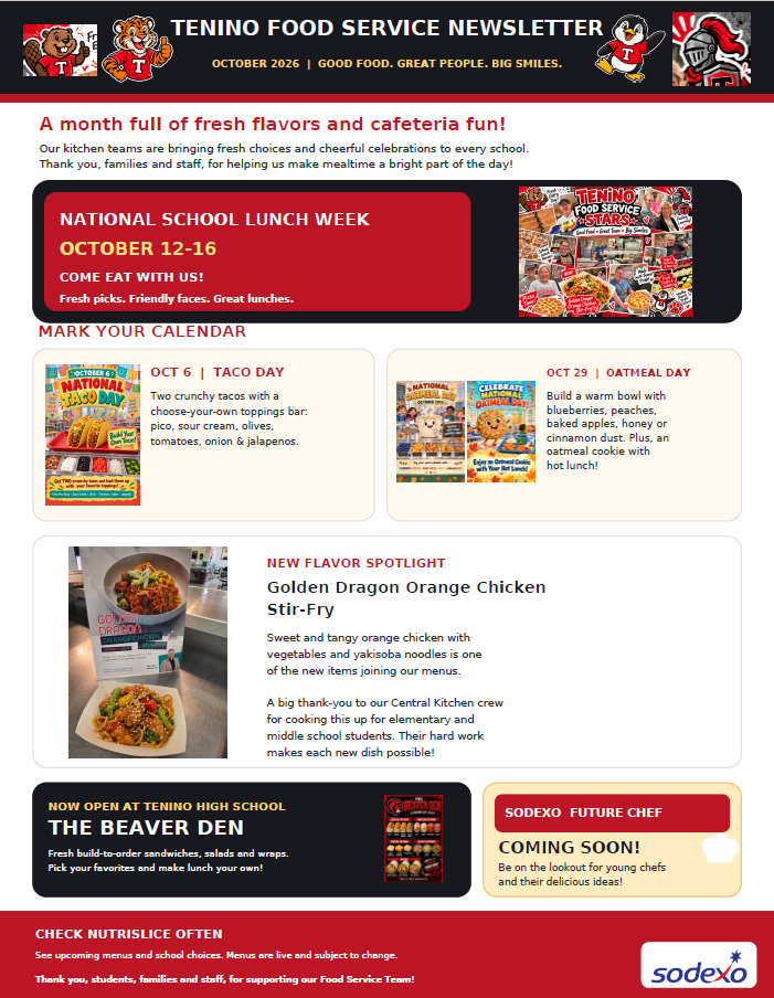 October Newsletter