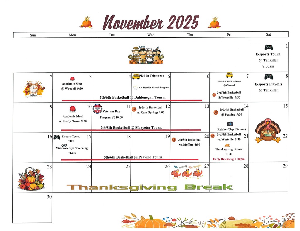 November 2025 Calendar