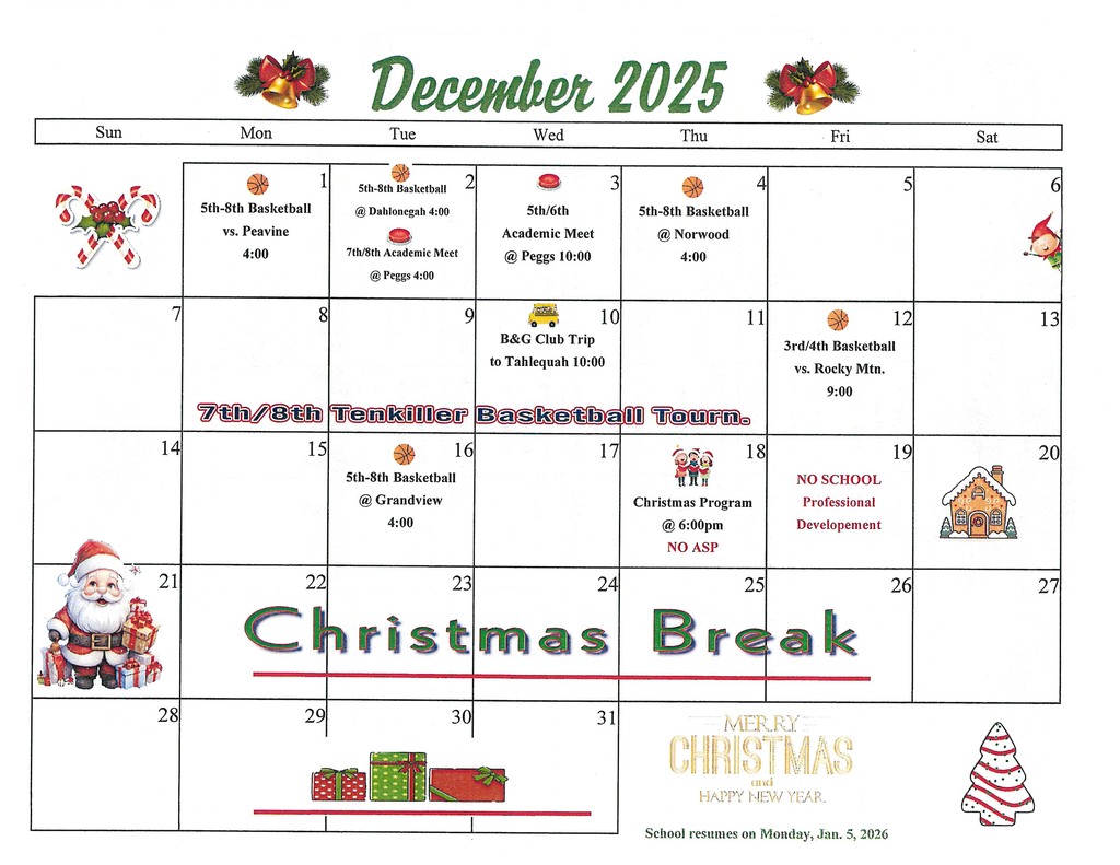 December Calendar