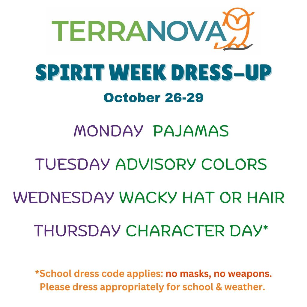 spirit week info