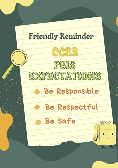 PBIS Friendly Reminder Flyer