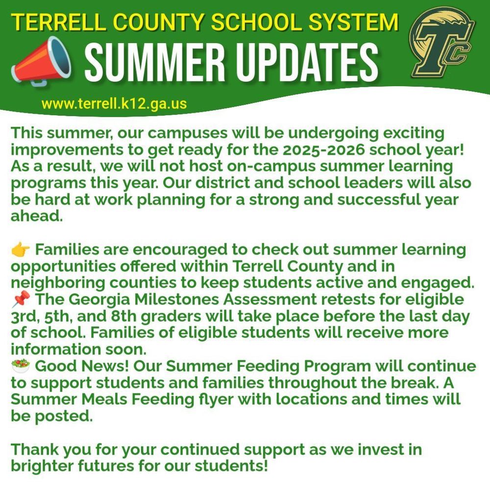 Summer Update Flyer