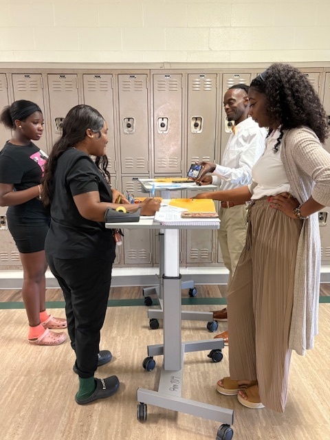Parents and Teachers at Open House