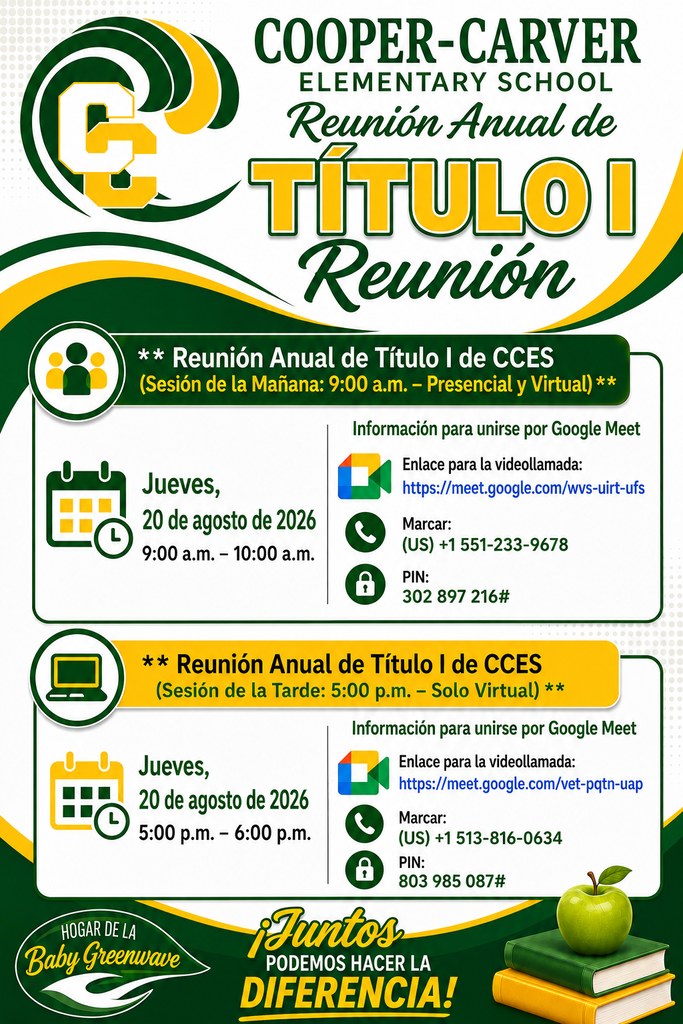 Annual Title I Meeting (Spanish)