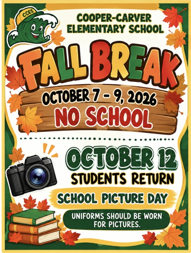 School Picture Day 📸 tomorrow!