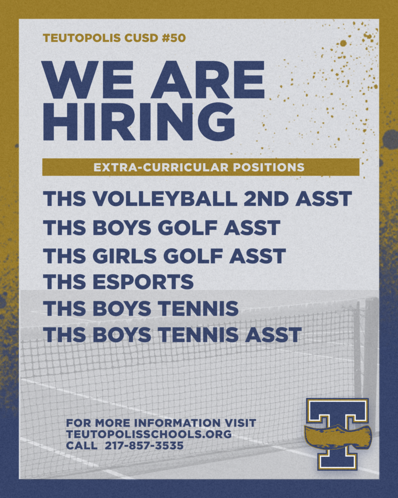 Extra-Curricular Vacancy Notice