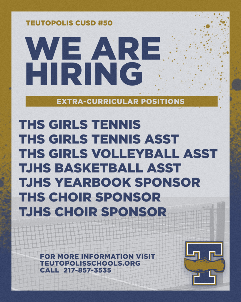 Extra-Curricular Vacancy Notice