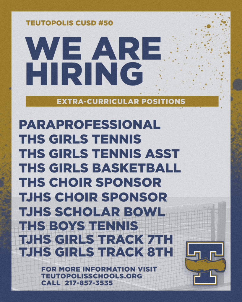 Extra-Curricular Vacancy Notice