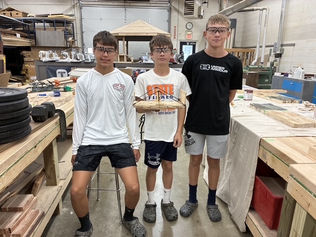 Engineering and Desin class, building bridges