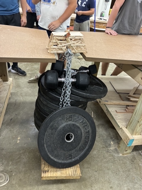 Engineering and Desin class, building bridges