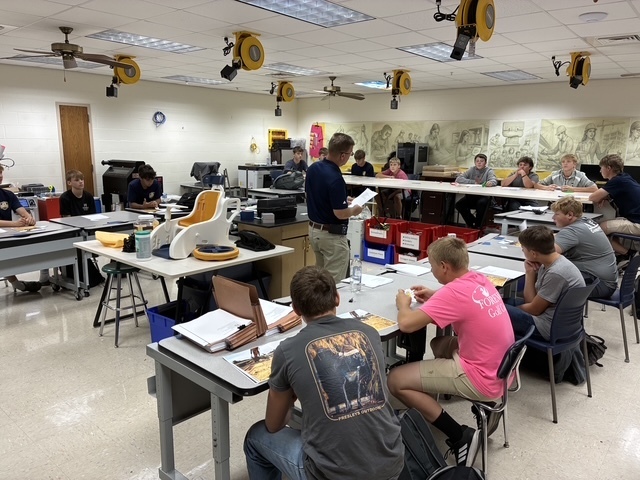 Engineering and Desin class, building bridges